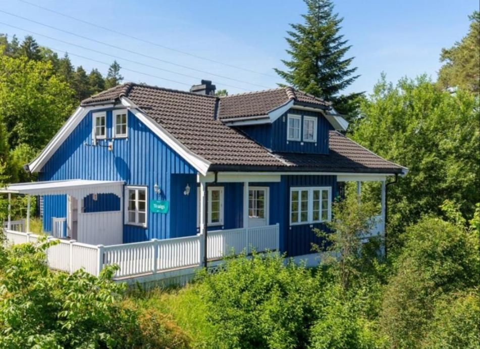 Blue House Brevik Porsgrunn Hotell Exteriör bild